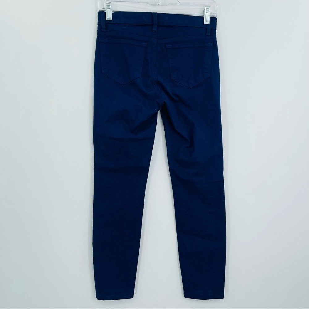 J Brand Kinsey Jeans Womens 26 Blueberry Contrast Panel Stretch Skinny - Picture 2 of 9